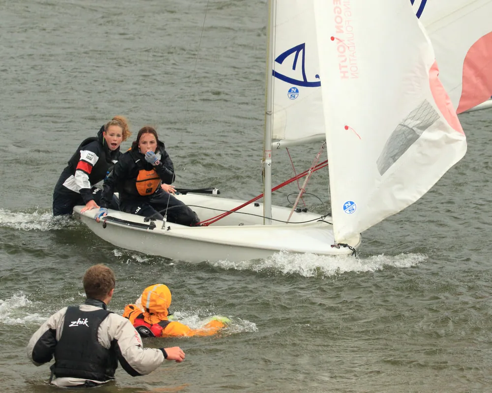 High-school sailors at the Oregon Cup Regatta, Saturday May 7, 2022 (photo 1)